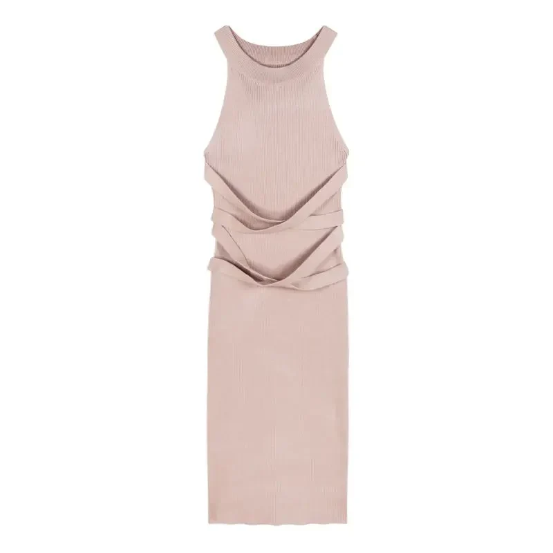 Women's Sleeveless Bodycon Midi Dress