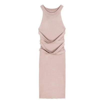 Women's Sleeveless Bodycon Midi Dress