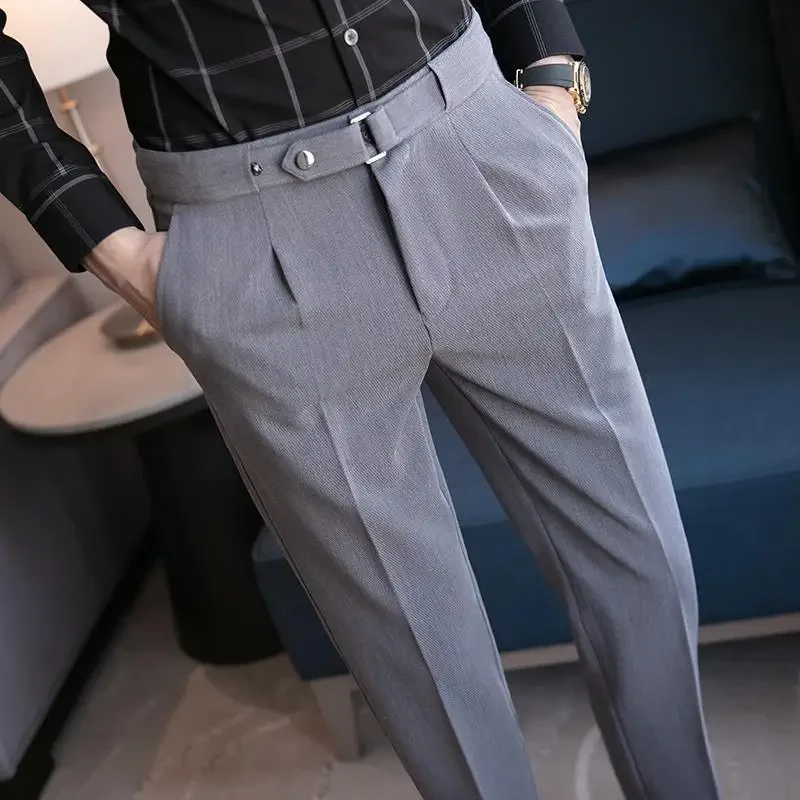 Men's Slim Fit Dress Trousers
